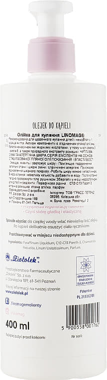 Олійка LINOMAG для ванни  400мл