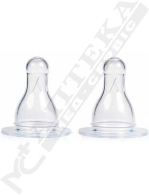 *Соска силиконовая Canpol круглая мини 2 шт