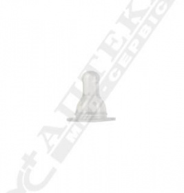 Соска Baby Team 2201 силіконова класична із Х-под. отвором для каш 1 шт. 6+