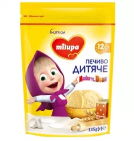 *Печиво дитяче Milupa Маша и Медведь135 г