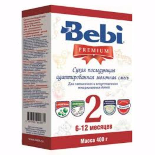 *Смесь Bebi ЗГМ 2 Премиум 6-12 мес картон