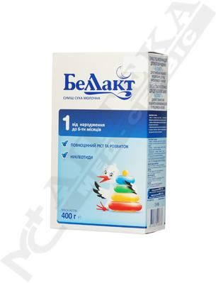 Суміш Беллакт Молочна 0-12 міс 400 г