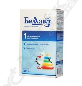 Суміш Беллакт Молочна 0-12 міс 400 г