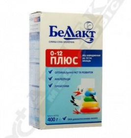Суміш Беллакт Молочна  1 0-12 м плюс 400 г
