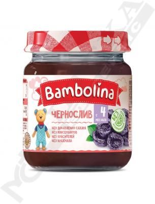 Пюре Bambolina Чорнослив 100 г