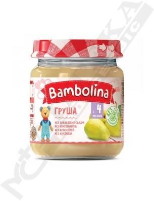 *Пюре Bambolina Груша Вильямс 100 г *Пюре Bambolina Груша Вильямс 100 г