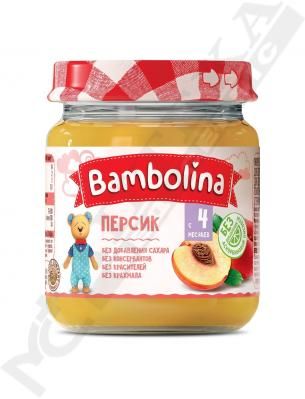Пюре Bambolina Персик 100 г