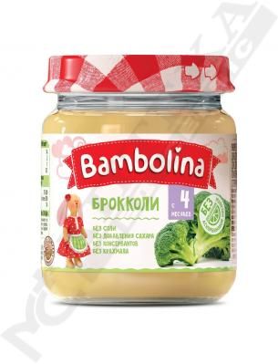 *Пюре Bambolina Брокколи 100 г *Пюре Bambolina Брокколи 100 г