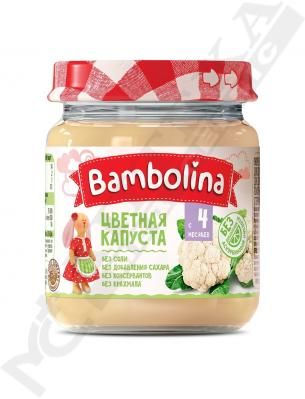 Пюре Bambolina Цвітна капуста 100 г