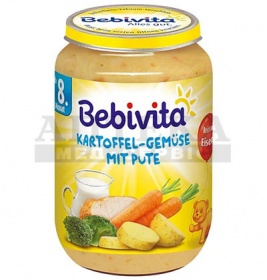 *Пюре Bebivita 1046 Картопля та овочі з індичкою 220г