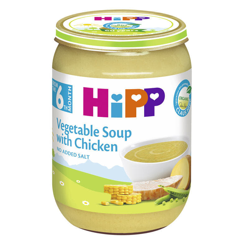 *Суп HiPP Овочевий з курчам 190г