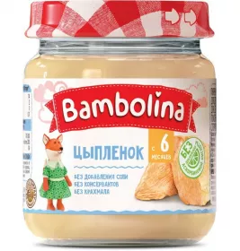 Bambolina пюре Курча 100г
