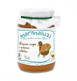 *Пюре Marmaluzi из индейки и овощей стекло 190 г