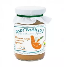 *Пюре Marmaluzi з курятини та овочів скло 190 г