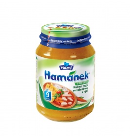 Пюре Hamanek куряче рагу з рисом та овочами 190 г