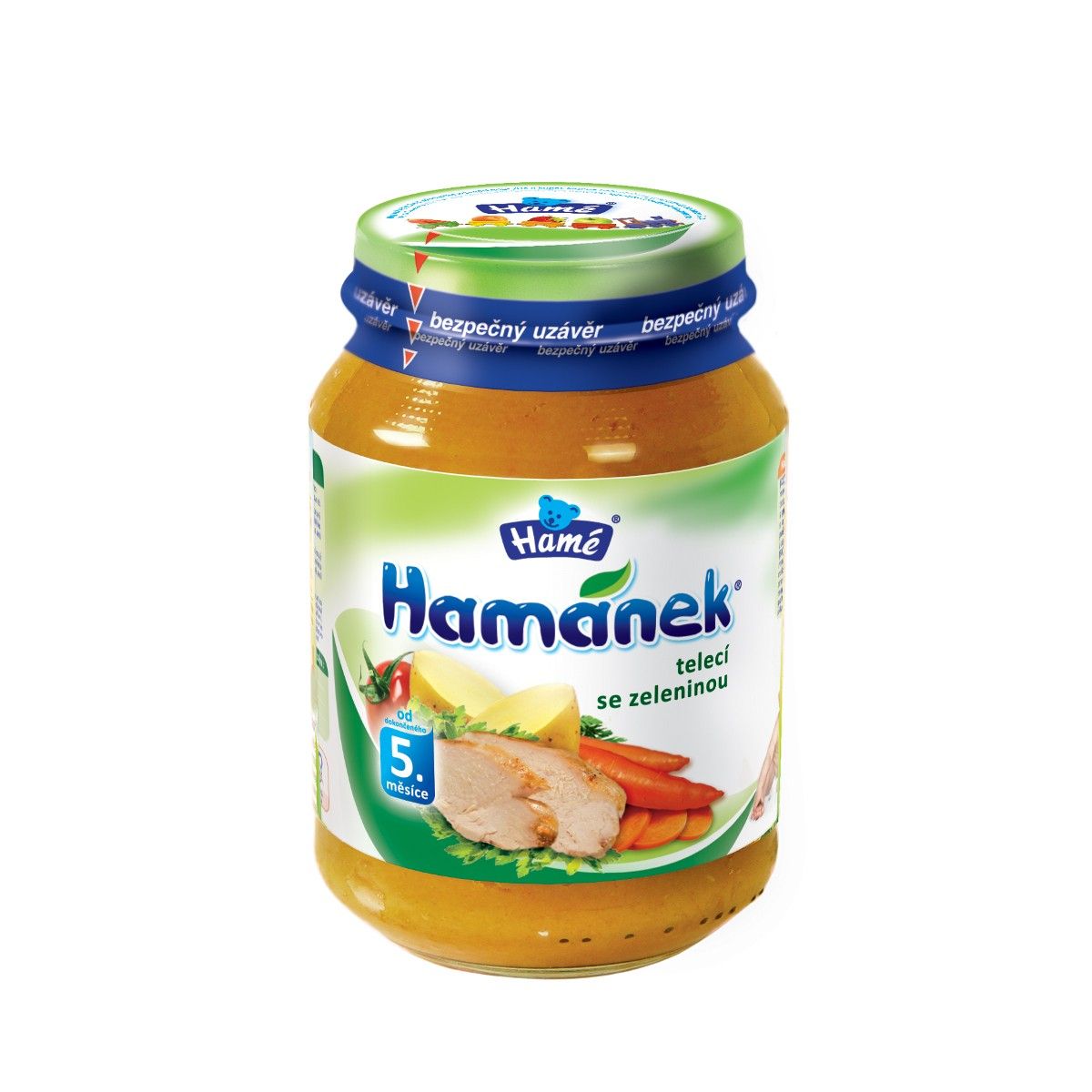 Пюре Hamanek телятина с овощами 190 г Пюре Hamanek телятина с овощами 190 г