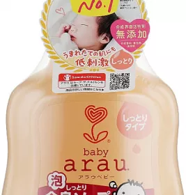 Гель-піна для купання малюків зволожуючий Arau Baby 450мл