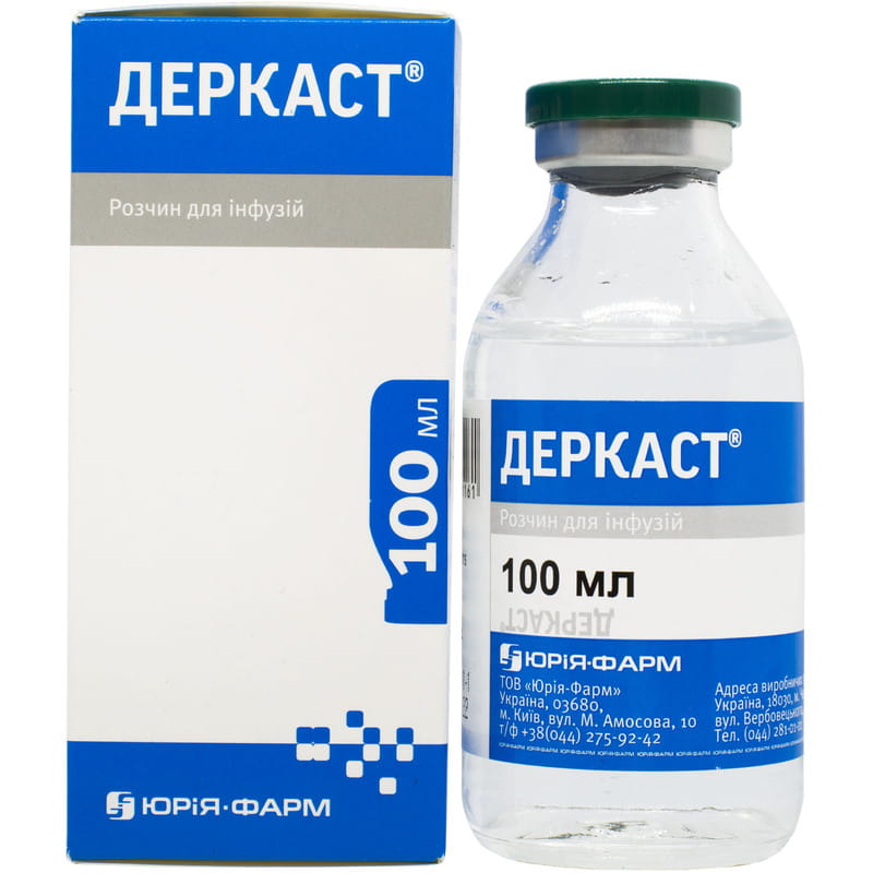Деркаст р-р фл.стекло 100мл Юрия-фарм