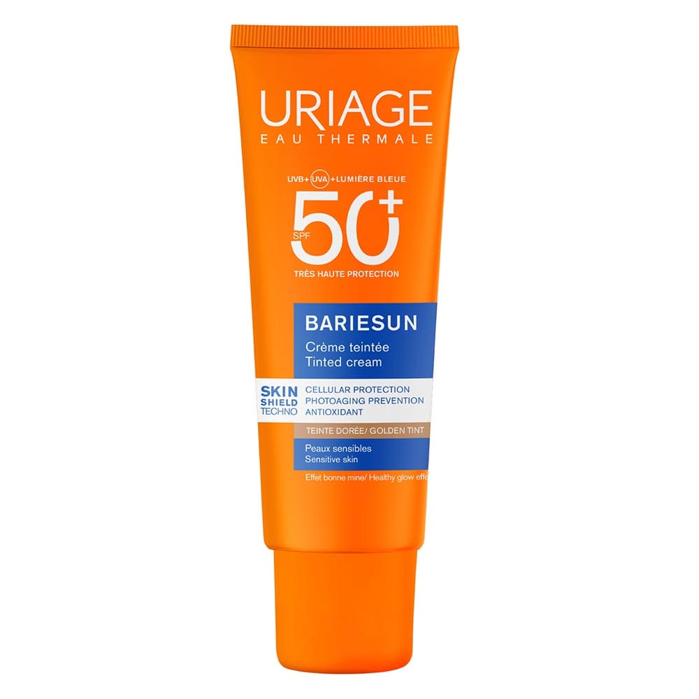 Крем Uriage Бар'єсан Сонцезахисний тональний золотистий SPF50+ 50 мл