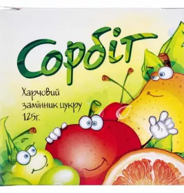 Сорбіт харчовий порошок по 125 г у пачці 1 шт.
