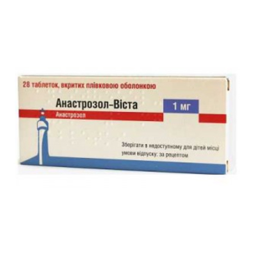 Анастрозол-Віста табл.вкр/об.1мг №28