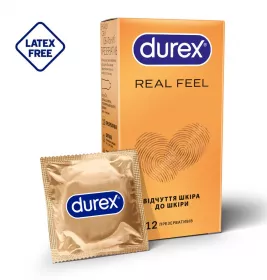 Презервативи Durex Real Feel натуральні відчуття №12