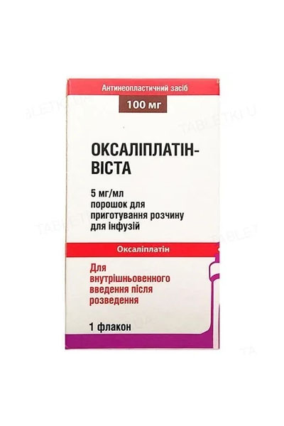 Оксаліплатин-Віста порошок по 100 мг у флаконі 1 шт.
