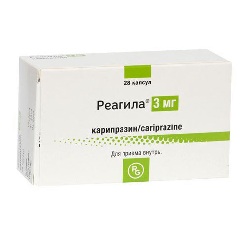 Реагіла капсули по 3 мг 28 шт. (7х4)
