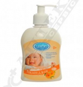 Крем-Мило Lindo рідке дитяче з екстрактом календули 300 мл