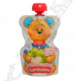*Пюре Bambolina из яблок 90г (пауч)
