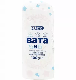 *Вата Family Doctor нестерильна зиг-заг Baby 100 г