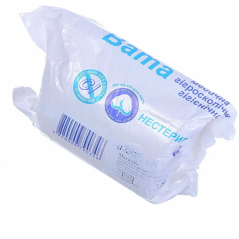 *Вата Кампус н/стер. 100г ролик