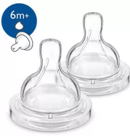 *Avent соска Classic для густої їжі 2шт