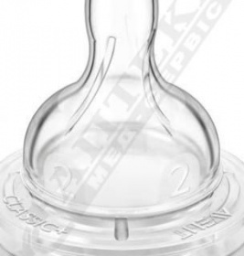 *Соска Avent 968/43 Essential силіконова швидкий потік 6+ міс 2шт