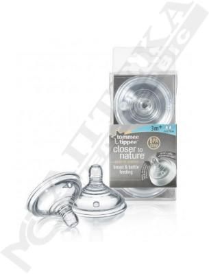 *Соска силиконовая Tommee Tippee 42112276 средний поток №2 *Соска силиконовая Tommee Tippee 42112276 средний поток №2
