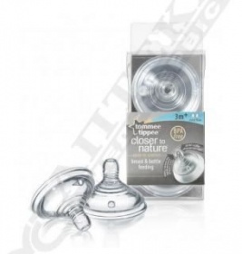 Соска силіконова Tommee Tippee 42112276 середній потік №2