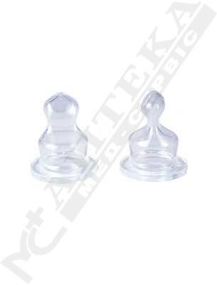 *Соска силіконова Canpol 18/128 анатомічна Каша 2 шт