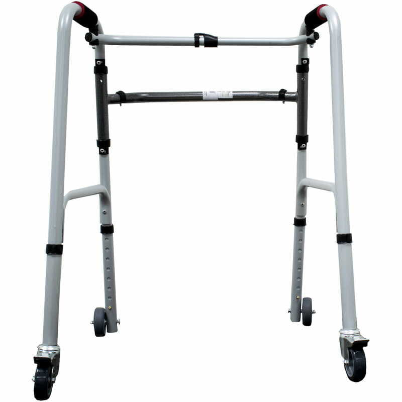 *Ходунки-рамки Medok на 4-х колесах складані регульовані за висотою крокуючі