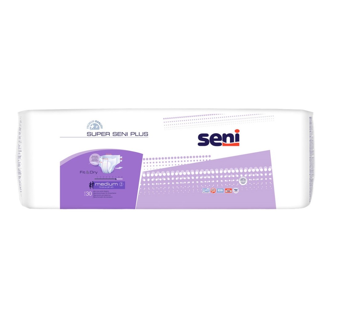 *Подгузники для взрослых SENI PLUS 75-110см medium №1 (30) *Подгузники для взрослых SENI PLUS 75-110см medium №1 (30)