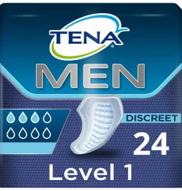 ПРОКЛАДКИ УРОЛОГІЧНІ ДЛЯ ЧОЛОВІКІВ, ЩО СТРАЖДАЮТЬ НА НЕТРИМАННЯ СЕЧІ TENA FOR MEN N24 Level 1