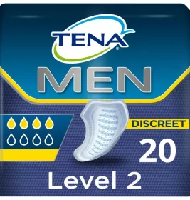 ПРОКЛАДКИ УРОЛОГІЧНІ ДЛЯ ЧОЛОВІКІВ, ЩО СТРАЖДАЮТЬ НА НЕТРИМАННЯ СЕЧІ TENA FOR MEN Level 2 N20 || SCA Hygiene Products Slovakia s.r.o./Essity Slovakia s.r.o.Словакія