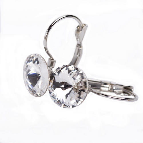 Сережки Dr.Biju Риволо кулон 10,0мм Кристалл