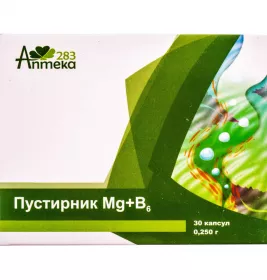 Пустирник Mg+B6 капс. 250мг №30