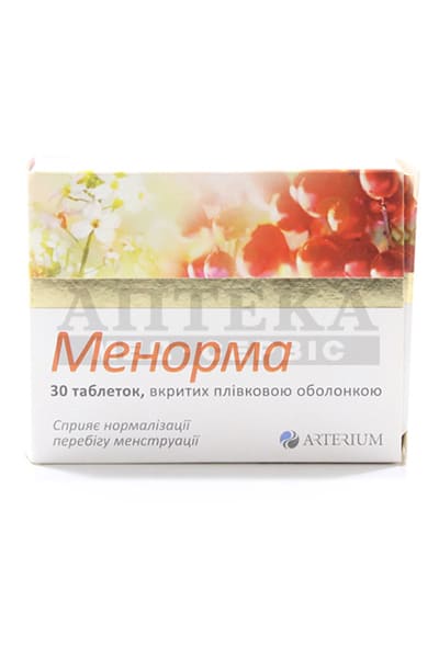 *Менорма табл. 735 мг №30 Артериум *Менорма табл. 735 мг №30 Артериум