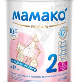 *Суміш Мамако 2 PREMIUM 6-12 міс. 400г