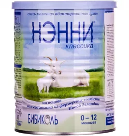 Суміш Ненні класика на основі козиного молока від 0 до 12 міс 400 г