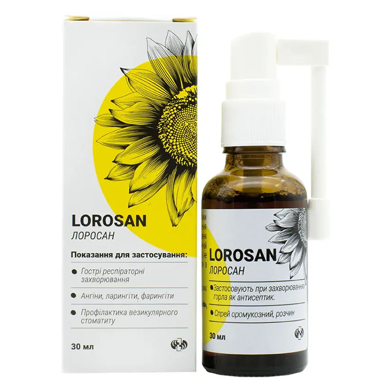 Лоросан спрей по 30 мл у флаконі 1 шт.