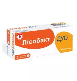 Лисобакт ДУО леденцы 20 шт. (10х2)
