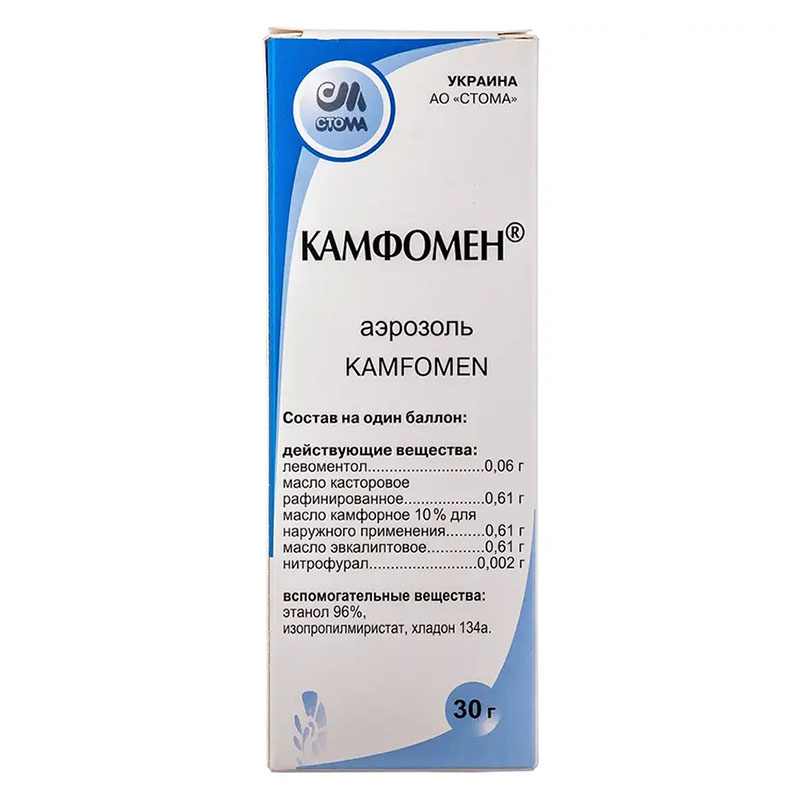 Камфомен аерозоль по 30 г у балоні