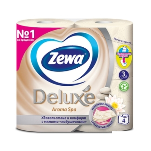 Бумага туал.Zewa Делюкс AromaSpa №8